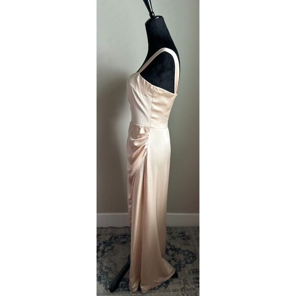 REFORMATION Women's Isolene Satin Grand Cru Sleeveless Maxi Dress ES Size 10 - Picture 6 of 9